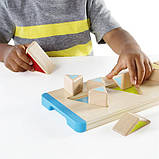 Дерев'яний пазл-сортер Guidecraft Manipulatives Частини трикутника G6745, фото 7