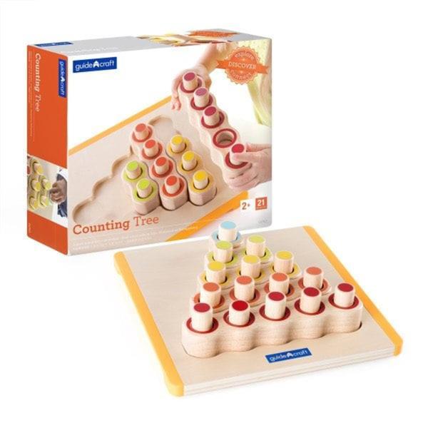 Дерев'яний сортер Guidecraft Manipulatives Рахункове дерево G6903