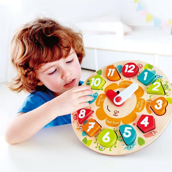 Дерев'яний пазл-сортер Hape Часи E1622