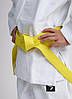 Кімоно для дзюдо дитяче з поясом біле бавовна поліестер Ippon Gear Nxt White щільність 335 гр/м.кв. (160 см), фото 7