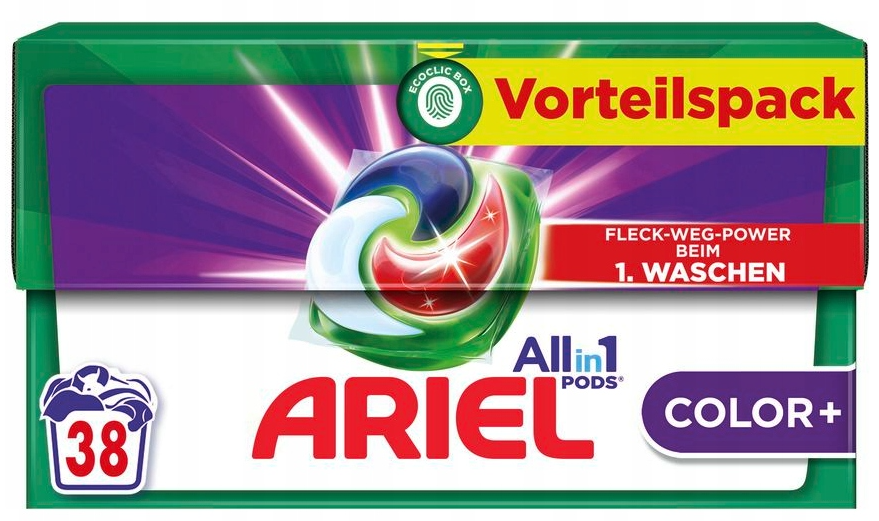 Капсули для прання Ariel Pods 4 в 1 "Color" (38шт.)