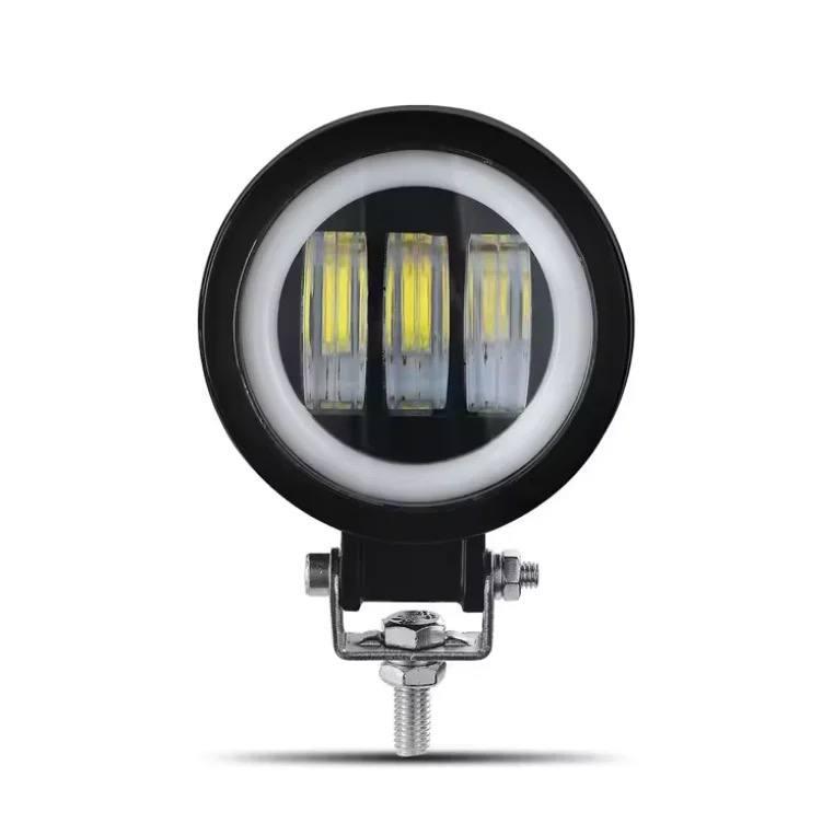 Світлодіодна LED фара 30w 3 лінзи кругла 12-24 В