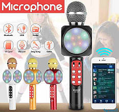 Бездротовий мікрофон C 48342 , караоке, bluetooth, USB, колонка, в коробці