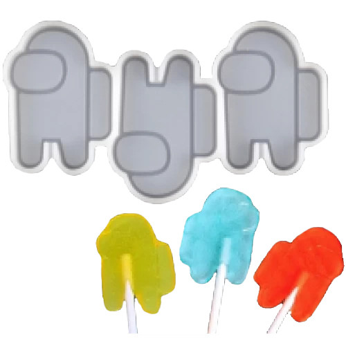 Форма для льодяників Among us з 3х