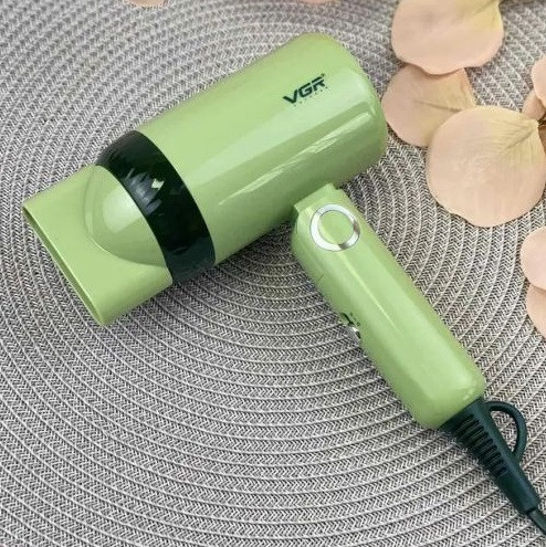 Фен для волосся VGR V-421 (дорожній, зі складною ручкою, 1200 Вт), фото 1