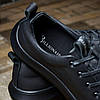 Чоловічі шкіряні кеди (натуральна шкіра) чорні демісезонні, кеди для чоловіків на весну осінь, розмір 40-45, фото 9