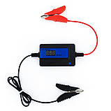 Десульфататор, регенератор олив'яно-кислотних АКБ 12/24/36/48V LED (2 А крокодили обновив, синій), фото 5