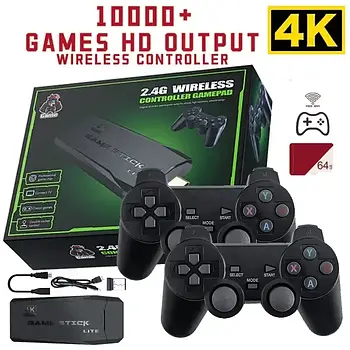 Ігрова приставка Game Stick Lite M8 64Gb 4K, Ігрова приставка універсальна HDMI, Бездротова приставка Лучшая цена