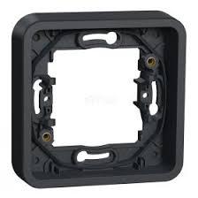 Рамка 1-а кратна IP55 "MUREVA S" чорна (C2) MUR34107
