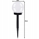 Сонячні садові лампи - кулі Gardlov на сонячній батареї з датчиком сутінків (6 шт.), фото 2