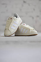 Жіночі Кросівки Adidas Campus 00s Off White Beige White / Адідас Кампус 00 Офф Вайт Бежеві з Білим, фото 6