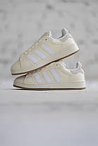 Жіночі Кросівки Adidas Campus 00s Off White Beige White / Адідас Кампус 00 Офф Вайт Бежеві з Білим, фото 5