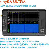 Аналізатор спектра TinySA ULTRA 4" 100 кГц — 6 ГГц + карта 32Gb, фото 5