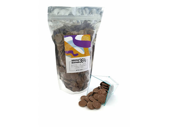 Шоколад молочний "Natra Cacao", 36% какао 1 кг, фото 1