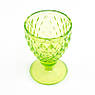 Набір з 6-ти скляних келихів для вина в зеленому кольорі Toscana Maison, фото 4