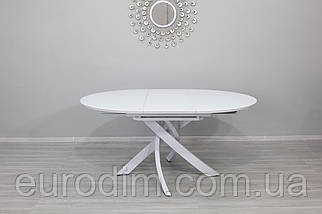 Стіл Caezar T-7479 Super white gloss, фото 3