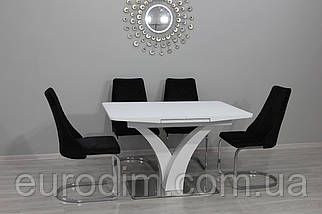 Стіл обідній Maryland T-7294 White 140*85, фото 5