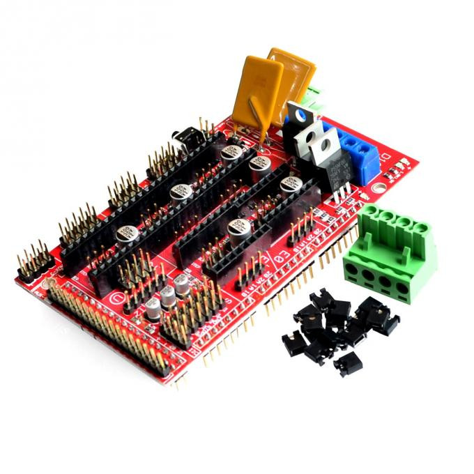 Модуль-драйвер шагового двигателя RAMPS 1.4 Arduino Shield - фото 1 - id-p432208339