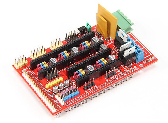 Модуль-драйвер шагового двигателя RAMPS 1.4 Arduino Shield - фото 5 - id-p432208339