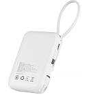 Повербанк Brevia 10000mAh 22.5W Type-C+Lightning Cable, Li-Pol, LCD Power Bank, фото 4