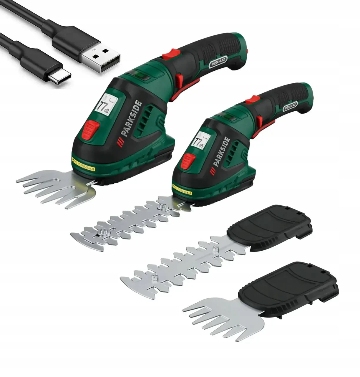 Акумуляторний кущоріз Parkside PGSA 4 A2 2w1 4V триммер для трави