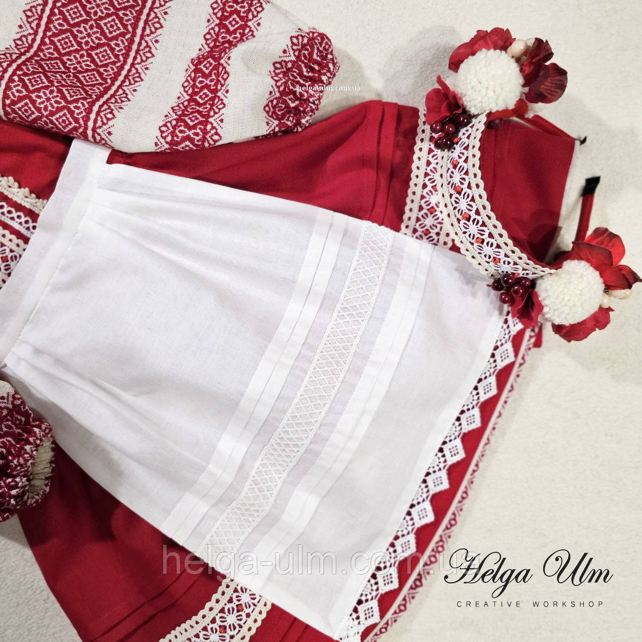 Фатушок дитячий в етно стилі "Клавдія" 134 р., фото 1