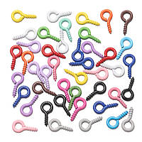 Набір різнокольорових гвинтових штифтів 100 штук | 5х10 мм - Ø 2.5 мм | №15 color mix