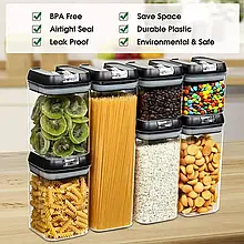Органайзер для сипких Food storage container set (7 контейнерів) Контейнери для зберігання круп YU227