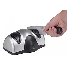 Електрична ножеточка Knife Sharpener, Кухонна заточування для ножів і ножиць YU227, фото 5