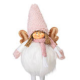 М'яка фігурка "Празникова фея", рожева, 42 см, фото 2