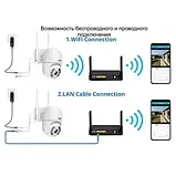 Вулична IP-камера відеоспостереження PTZ WIFI IP 360°8MP поворотна з віддаленим доступом SV227, фото 9