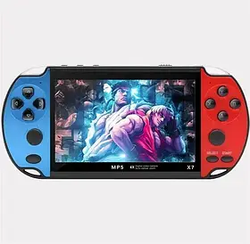 Портативна ігрова консоль PSP X7 Plus 5"1 Ігрова приставка з під'єднанням до ТВ Геймбокс для дітей SV227
