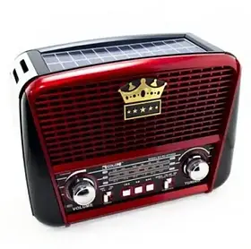 Портативний радіоприймач GOLON RX-455S Solar USB, FM-приймач із флешкою, Радіо переносне FM227 iC227