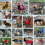 Savlot куртка для собак зимовий жилет куртки пальто для собак джемпер для собак лижний костюм для домашніх тварин без рукавів, фото 3