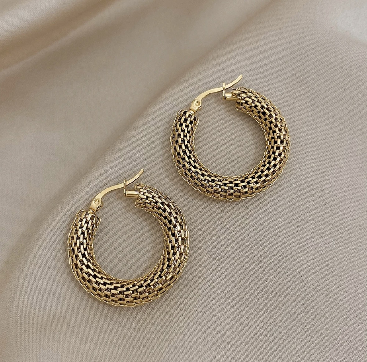 Сережки Style Circle позолота