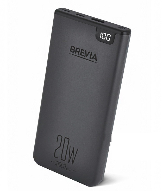 Повербанк Brevia 10000mAh 20W Li-Pol, LCD Power Bank