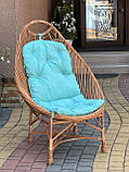 Крісло плетене "Затишок" з подушкою. Арт:342, фото 7