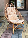 Крісло плетене "Затишок" з подушкою. Арт:342, фото 5