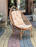 Крісло плетене "Затишок" з подушкою. Арт:342, фото 8