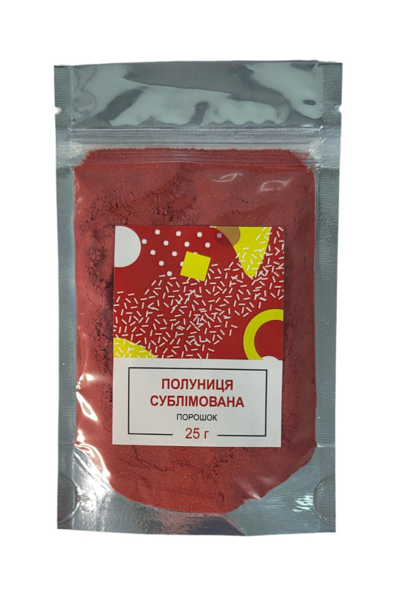Полуниця сублімована порошок, 25 г