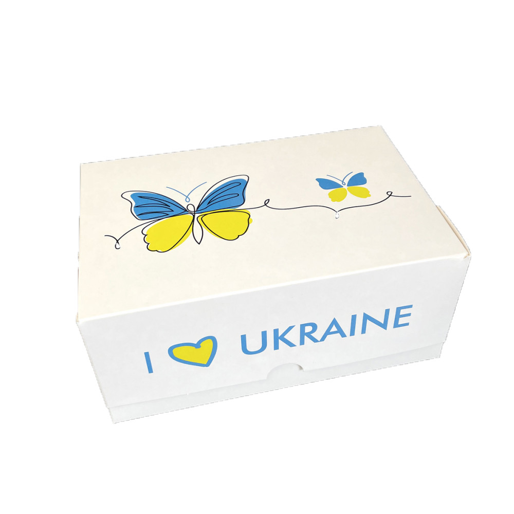 Коробки для десертів I love Ukraine 180*120*80 мм (Упаковка 3 шт)