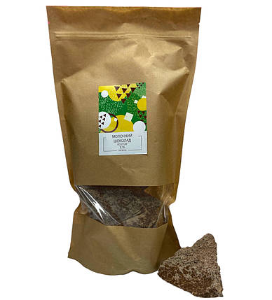 Молочний колотий шоколад 30% Україна, 0,5 кг, фото 1