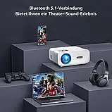 Стік Мультимедійний проектор Giaomar C12 Full HD 12000 Лм WiFi Bluetooth з динаміками, фото 3