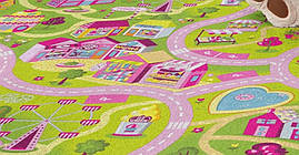 Дитячий килим для дівчаток SWEET TOWN Милий місто 3х4, фото 3