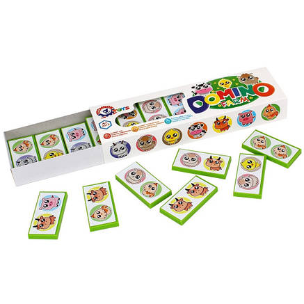 Настільна гра Доміно дитяча "Ферма" ТехноК 3312TXK, фото 2