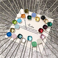 Помелато підвіска ланцюжок срібло 925 з жовтим каменем/Срібний ланцюжок із кулоном жовтим кристалом