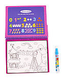 Книжечка-розмальовка водна Паровозик 36+ Baby team Різні кольори, фото 6