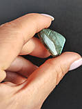 Лабрадор трикутник камінь без оправи. Кабошон натуральний лабрадор голова риби 26*22.5*5 мм. Індія., фото 8