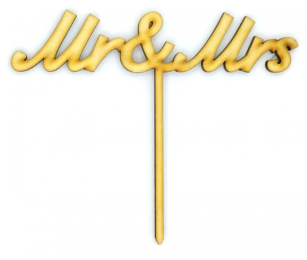 Топер дерев'яний "Mr&Mrs", фото 1