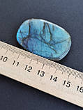 Лабрадор овал камінь без оправи. Кабошон натуральний лабрадор 43,5*31*5,5 мм. Індія., фото 6